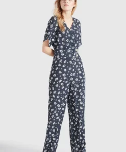 Khujo BORGIA - Mono - Blau-weiß Geblümt, Mujer -Tienda de ventas KHUJO 6bcf90c5ab4b4db2bea302b30675f206