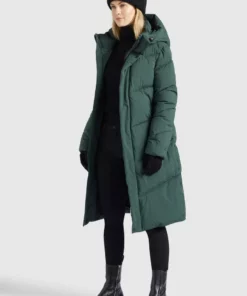 Khujo TORINO - Abrigo De Invierno - Dunkelgrün, Mujer -Tienda de ventas KHUJO 6d9366b138ee4ef780ef7eb028e53b96