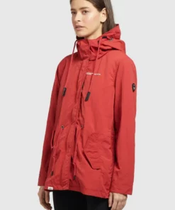 Khujo CAIMA - Parka - Rot, Mujer -Tienda de ventas KHUJO 6eab9df54deb4caf9ddfa8b72a3c81e7