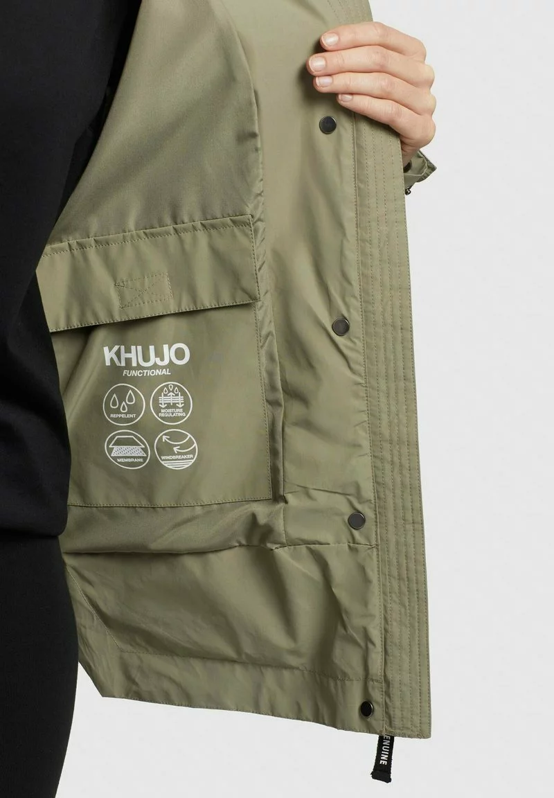 Khujo KAYA - Chaqueta Outdoor - Graugrün, Mujer 7 Khujo KAYA - Chaqueta Outdoor - Graugrün, Mujer - Imagen 7
