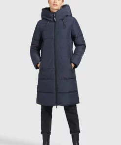 Khujo JILIAS - Abrigo De Invierno - Dunkelblau, Mujer