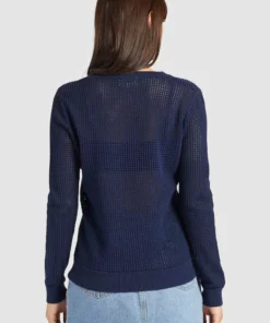 Khujo COSIMA - Jersey De Punto - Dark Blue, Mujer -Tienda de ventas KHUJO 7111b6126fa54c6794800b93f4073c26