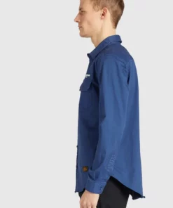 Khujo ROGER - Camisa - Blue, Hombre -Tienda de ventas KHUJO 71f2ef1bcaa24d6f8d4724de06485009