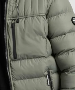 Khujo WANG - Chaqueta De Invierno - Graugrün Polyester, Hombre -Tienda de ventas KHUJO 7261813eec3d4489be7f7dbb62505c2a