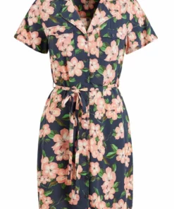 Khujo ELIZAVETA - Vestido Camisero - Xb8 Rose Hawaiian Floral Aop, Mujer -Tienda de ventas KHUJO 7293463bff96406fb7241d91cfcca2d8