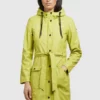 Khujo GLENNA - Impermeable - Giftgrün, Mujer