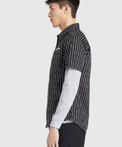 Khujo SKELTON - Camisa - Black, Hombre -Tienda de ventas KHUJO 7307e5adafcc4b308c609c6eb3898ea2