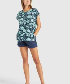 Khujo SAWYER - Blusa - Xc3 Lichen Sketch Floral App, Mujer