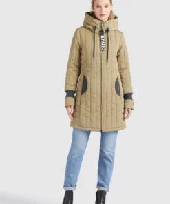 Khujo MANTEL JERRY PRIME - Abrigo De Invierno - Beige, Mujer