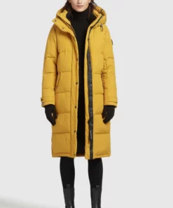Khujo DAKOTA - Abrigo De Invierno - Gelb, Mujer