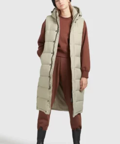 Khujo MAGNETA MATT - Chaleco - Blassgrün, Mujer -Tienda de ventas KHUJO 73f293f65ffb48fda83101ce84826c78