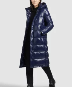 Khujo CORINNA SHINY - Abrigo De Invierno - Dunkelblau Glänzend, Mujer -Tienda de ventas KHUJO 74a012846b874749b5608f9332975d11