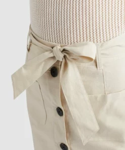 Khujo VARSHA - Falda Acampanada - Beige, Mujer -Tienda de ventas KHUJO 7588c3d014ac40878c474284fdd4b772