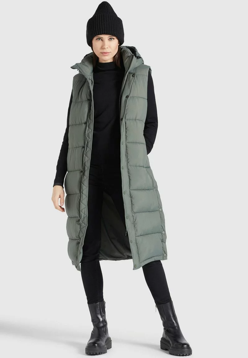 Khujo MAGNETA MATT - Chaleco - Graugrün, Mujer 2 Khujo MAGNETA MATT - Chaleco - Graugrün, Mujer - Imagen 2