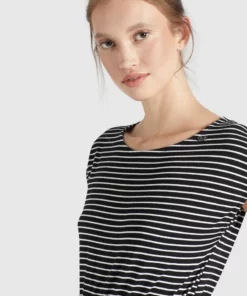 Khujo CRISTELLA - Vestido Largo - Schwarz-weiß Gestreift, Mujer 16 Khujo CRISTELLA - Vestido Largo - Schwarz-weiß Gestreift, Mujer -Tienda de ventas KHUJO 761df09987f54eb48a824311f4bd459f