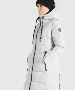 Khujo ELESSA2 - Abrigo De Invierno - Hellgrau, Mujer -Tienda de ventas KHUJO 76697e6a35ba49eab085f421c82b2442