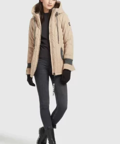 Khujo TWEETY PRIME5 PEACHED - Chaqueta De Entretiempo - Beige, Mujer -Tienda de ventas KHUJO 76a454e24c0248fba2375a793a0c170e