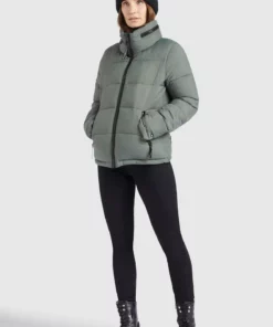 Khujo BLONDIE - Chaqueta De Invierno - Graugrün, Mujer -Tienda de ventas KHUJO 76a91287c398483e87328c5f17cafd92