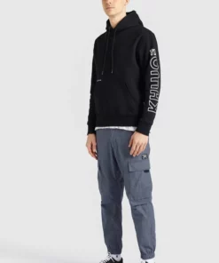 Khujo RODNEY - LOGO - Jersey Con Capucha - Black, Hombre -Tienda de ventas KHUJO 76f056378dee4a10a86eaec465b021fc