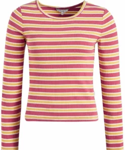 Khujo SICHUAN - Camiseta De Manga Larga - Rosa-ocker Gestreift, Mujer -Tienda de ventas KHUJO 77404d8e1561437fa9eeaa963ff2ad28