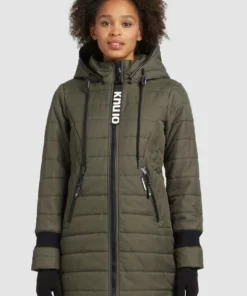Khujo SHINE2 STRUCTURED - Abrigo De Invierno - Dunkeloliv, Mujer