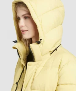 Khujo CORINNA MATT - Abrigo De Invierno - Hellgelb, Mujer -Tienda de ventas KHUJO 77d6409787a24a5c8884674c975f7557