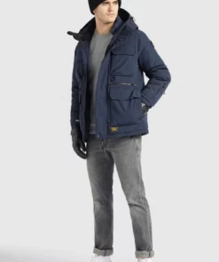 Khujo MARKS2 - Chaqueta De Invierno - Dunkelblau, Hombre -Tienda de ventas KHUJO 78028f5f93df41ba87a2438d531081c9