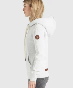 Khujo FANCI - Jersey Con Capucha - Hellgrau Meliert, Mujer -Tienda de ventas KHUJO 78f632a4aa774800bc8cebcbb3595ef4