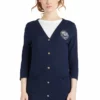 Khujo MANISHKE - Chaqueta De Punto - Dark Blue, Mujer