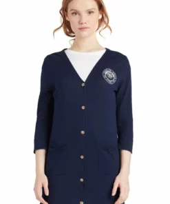 Khujo MANISHKE - Chaqueta De Punto - Dark Blue, Mujer