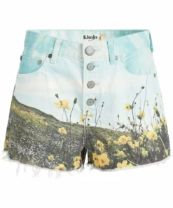 Khujo ANOUK - Shorts Vaqueros - Blau Weiß Gemustert, Mujer -Tienda de ventas KHUJO 79b4abb294924d2c81e5ea1958433b39