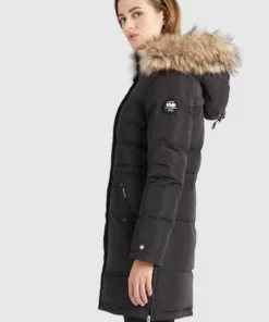 Khujo MELINDRA2 - Abrigo De Invierno - Schwarz, Mujer -Tienda de ventas KHUJO 7a26ed8cbd0a4ab287255903f3994b61