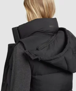 Khujo MAGNETA MATT - Chaleco - Schwarz, Mujer -Tienda de ventas KHUJO 7a5169f3441546c2854c3161e018aa18