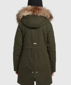 Khujo CODISH - Abrigo De Invierno - Dunkelgrün, Mujer -Tienda de ventas KHUJO 7b1860cad95a4ba4970ec547fd3f83a1