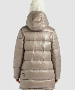 Khujo WENCKE SHINY - Abrigo De Invierno - Taupe Glänzend, Mujer -Tienda de ventas KHUJO 7b95b488b2e0474f88e44bdab284d69d