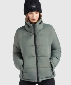 Khujo BLONDIE - Chaqueta De Invierno - Graugrün, Mujer
