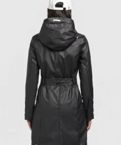 Khujo GLENNA - Impermeable - Schwarz, Mujer -Tienda de ventas KHUJO 7bc46d4283a04a488e5ce5cacecc8128