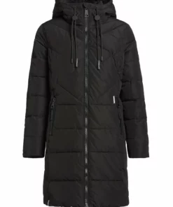 Khujo ELESSA2 - Abrigo De Invierno - Schwarz, Mujer -Tienda de ventas KHUJO 7c026ec8f6a94282b658671d943bd8b7