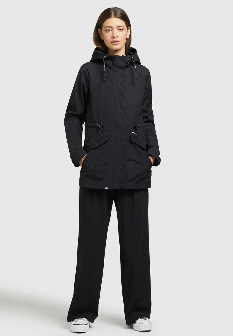 Khujo FELINA - Impermeable - Schwarz, Mujer 2 Khujo FELINA - Impermeable - Schwarz, Mujer - Imagen 2