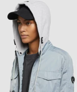 Khujo FLAMES - Chaqueta Fina - Blaugrau Hell, Mujer -Tienda de ventas KHUJO 7db73a37c4f04fadb7762e22cb6ee8f2