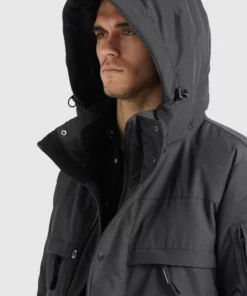 Khujo BOYNTON - Chaqueta De Invierno - Dunkelgrau, Hombre -Tienda de ventas KHUJO 7e48b64aeadb4ee19a494924863e9bf9