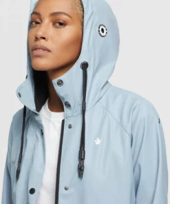 Khujo ODELIE - Impermeable - Hellblau, Mujer -Tienda de ventas KHUJO 7f073d724c7f4eaeaf5c08b369581bb1