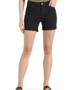 Khujo RIVEN - Shorts Vaqueros - Schwarz, Mujer -Tienda de ventas KHUJO 7f7ee7b0d87b4a7c8d34fd8d612f8f53