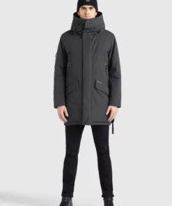 Khujo DANCER - Abrigo De Invierno - Dunkelgrau, Hombre -Tienda de ventas KHUJO 7fa663f30e394c12b76bfb25e1780236