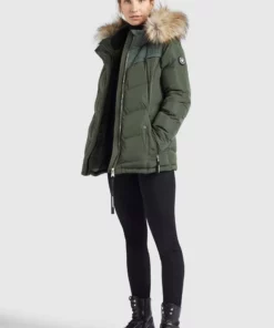 Khujo WINSEN6 - Chaqueta De Invierno - Dunkeloliv, Mujer -Tienda de ventas KHUJO 80d05abad71c4e009e91a58688949f9f