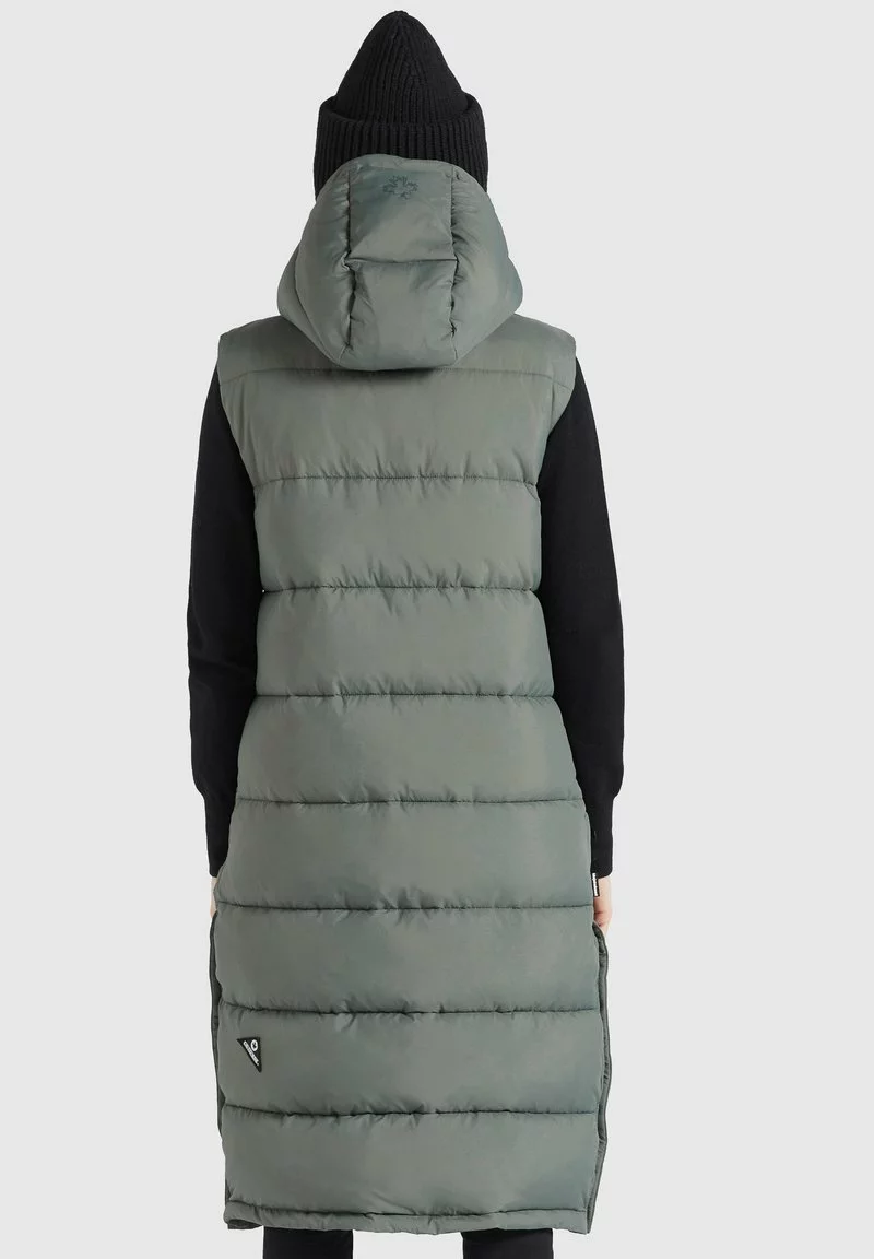 Khujo MAGNETA MATT - Chaleco - Graugrün, Mujer 3 Khujo MAGNETA MATT - Chaleco - Graugrün, Mujer - Imagen 3