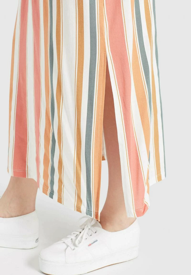 Khujo DOREEN - Vestido Largo - Mehrfarbig Gestreift, Mujer 7 Khujo DOREEN - Vestido Largo - Mehrfarbig Gestreift, Mujer - Imagen 7