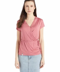 Khujo LETICIA - Camiseta Estampada - Rosa, Mujer