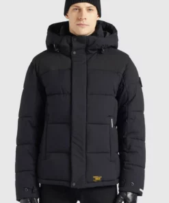 Khujo HELSINKI - Chaqueta De Invierno - Schwarz, Hombre