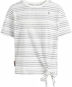 Khujo AURELIA - Camiseta Estampada - Weiß Schwarz Gestreift, Mujer -Tienda de ventas KHUJO 84d4ccb4d90148d69834967f63c56983